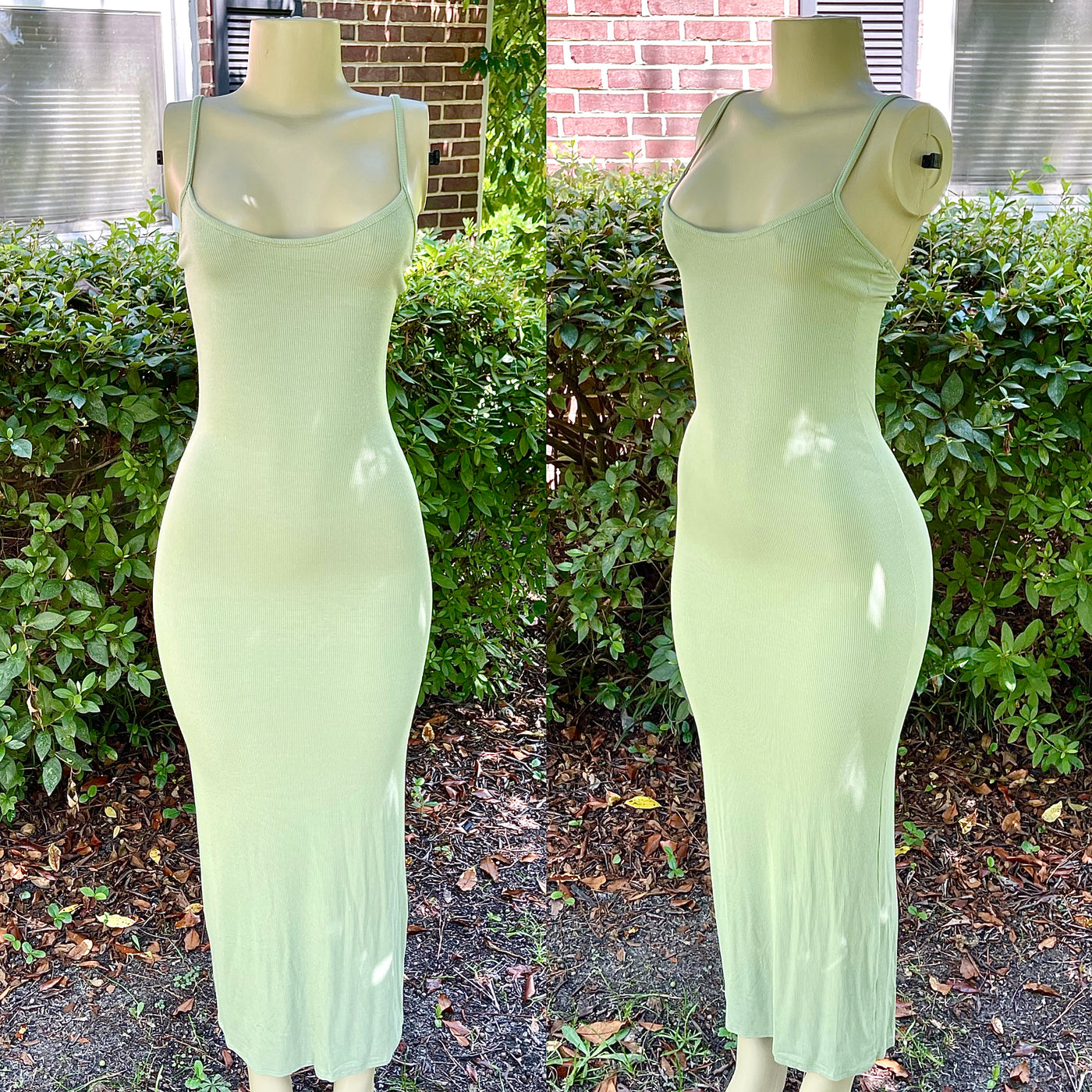 “Nadia” Dress (Sage)