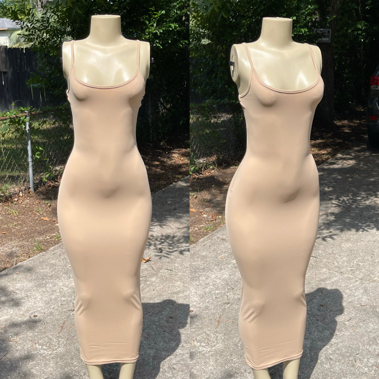 “Lilly” Dress (Nude)