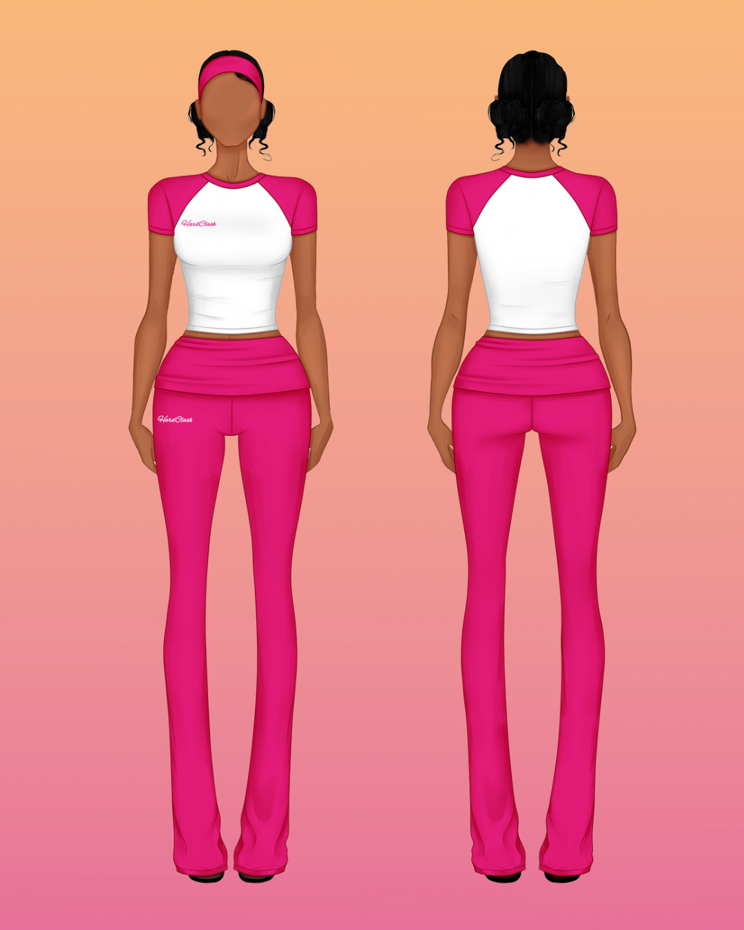 “Blossom” Set (Fuchsia)