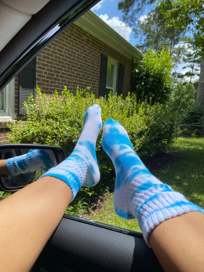 Tie Dye Slouch Socks